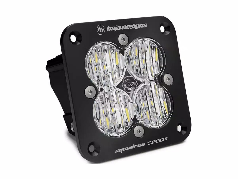Baja Design 551005WT Flush Mount LED Light Pod White Clear Lens
