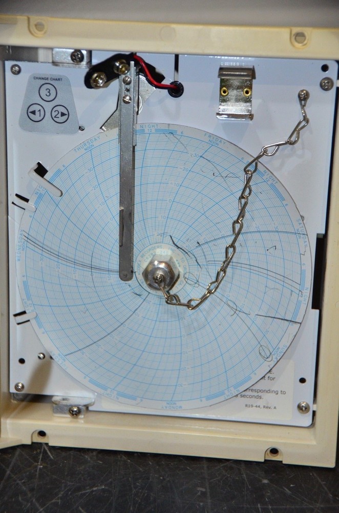 Cobex Temperature Chart Recorder 6" Single Pen Fully Cased