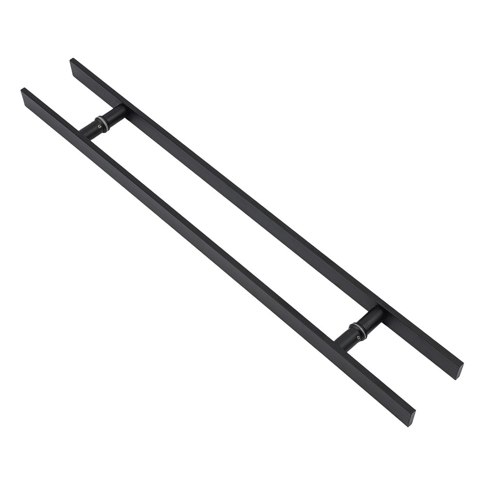 Stylish Black Stainless Steel Push Pull Door Handle for Easy Access