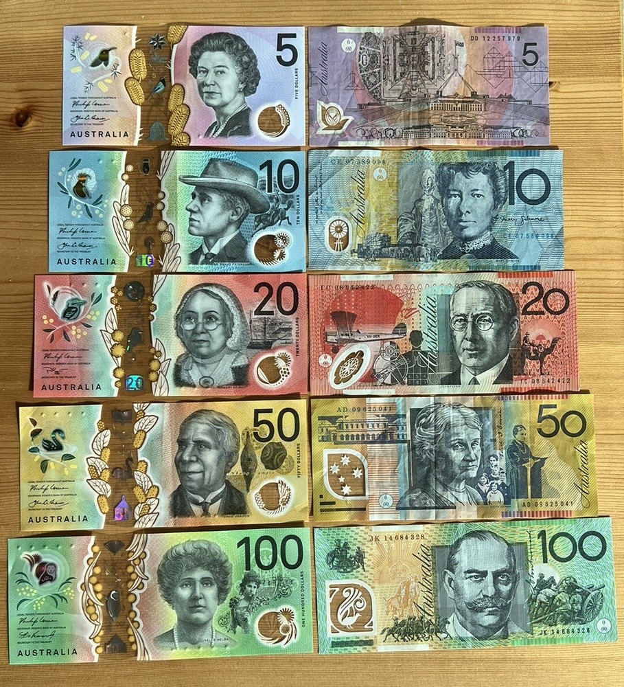 Australia - New & Old Notes Set