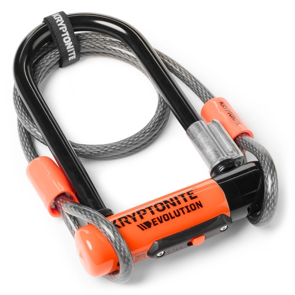 Krytonite Evolution Mini 7 U U-Lock 4' Cable Bracket Flex