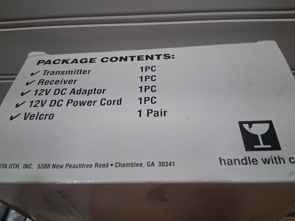 ADTH wireless transmitter and receiver kit rear observation system ROS-WLKIT