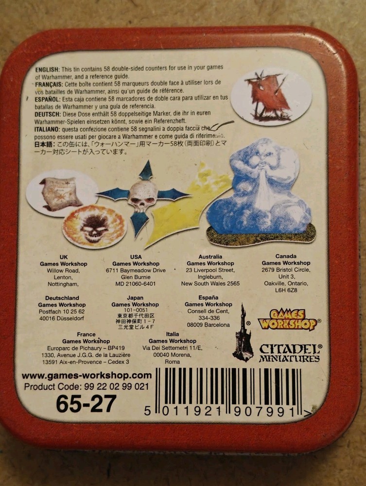 Warhammer Fantasy Counter Set Tin (2006)