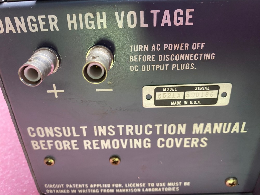 HARRISON 6521A DC POWER SUPPLY