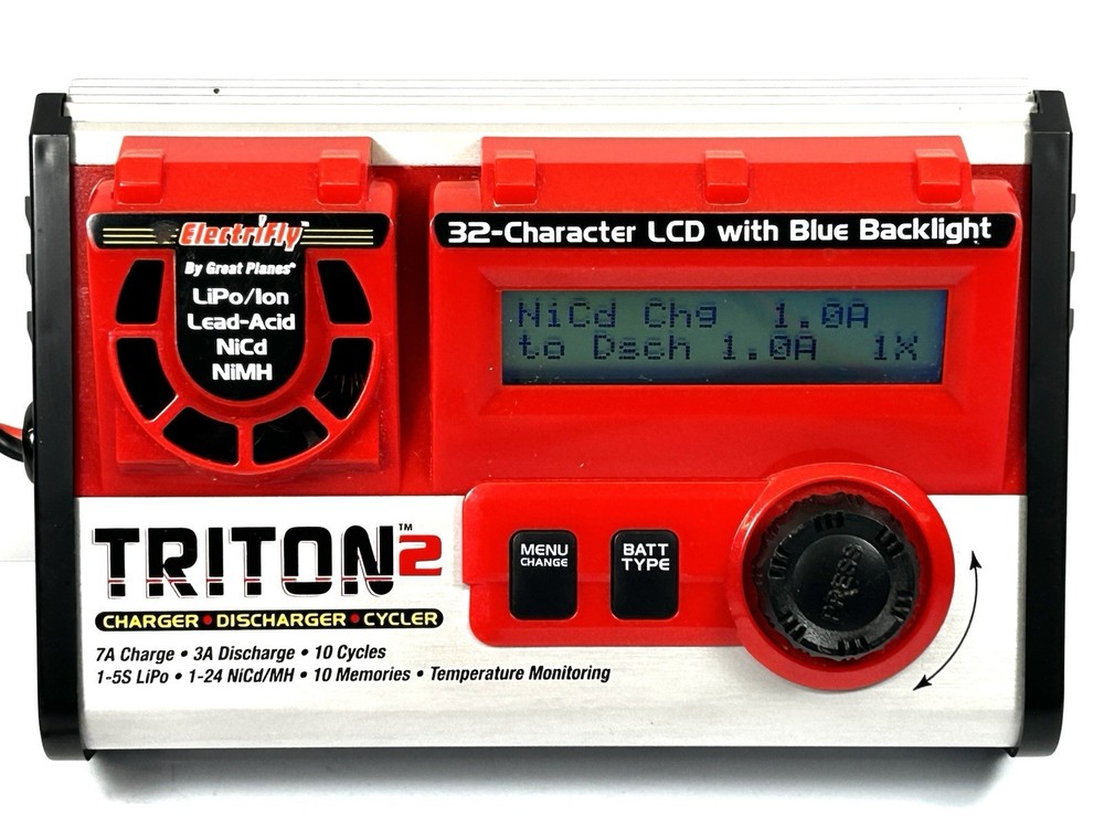 Electrifly Triton 2 Computerized RC Multi Charger Full Tested CLEAN - GPMM3153