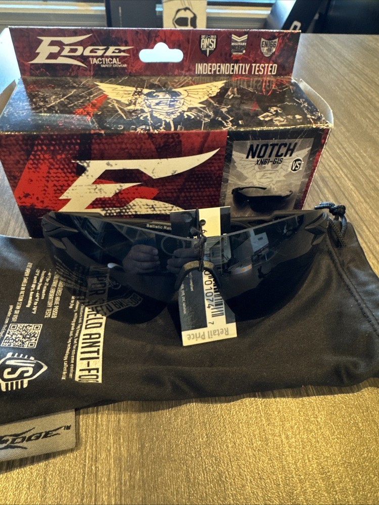 Edge Tactical Shooting Glasses (Notch)