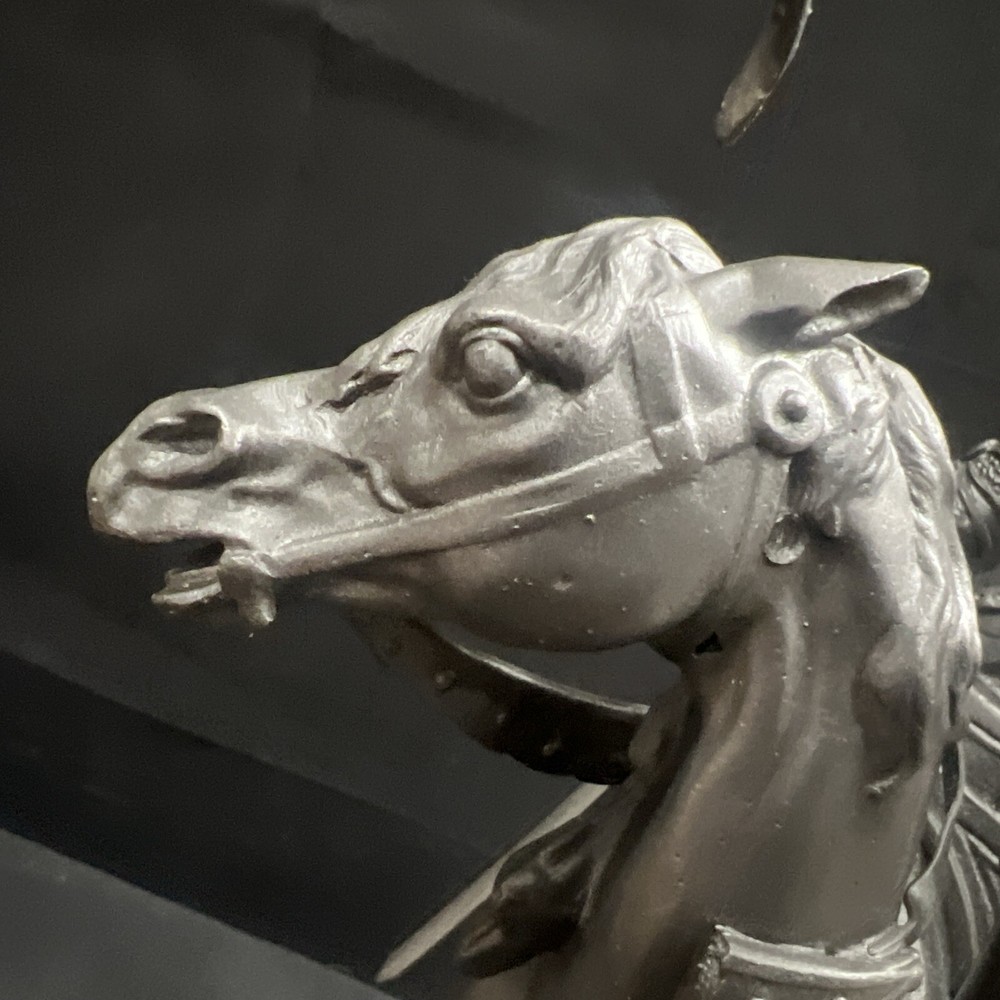 Vintage Iron Warrior Statue 7.5 Lbs Weight