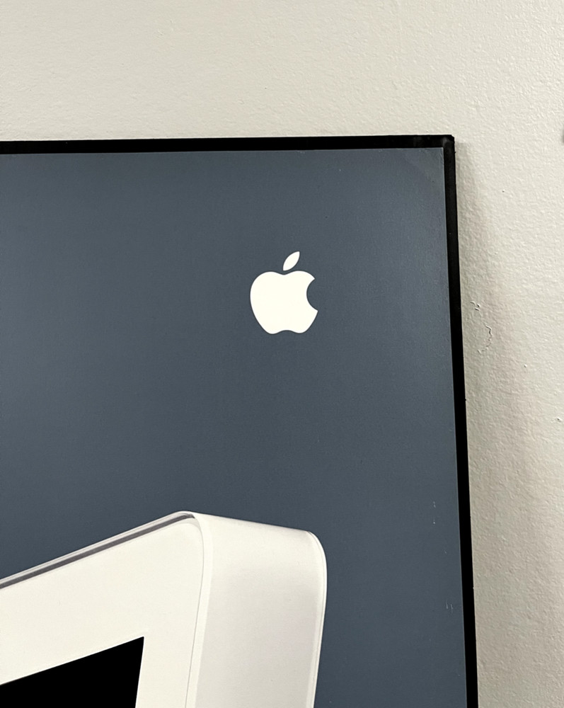 Vintage Poster Apple Computer New iMac G5 Apple Remote iSight Never displayed.