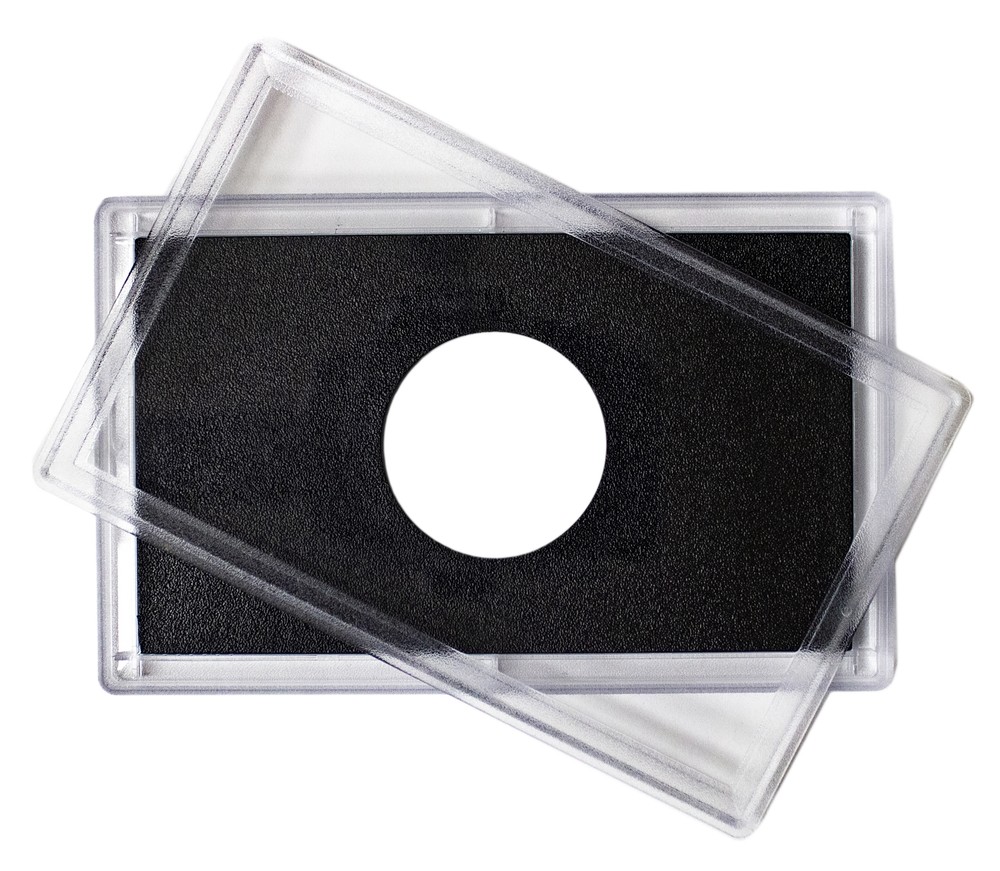 Empty Plastic Lens with Black Insert Holds 1 Large dollar