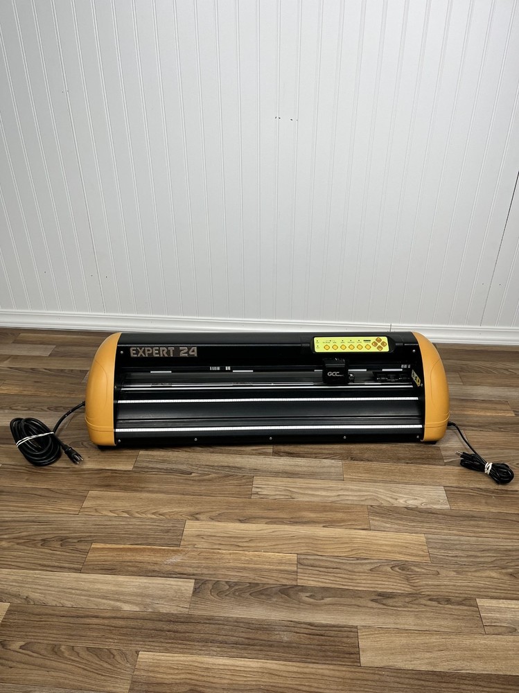 GCC Expert II 24" Vinyl Cutter Plotter Machine (Machine & power cord only)