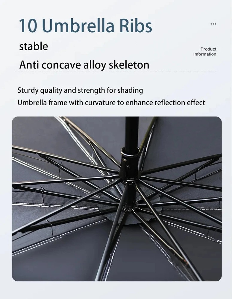 Car Windshield Sunshade Umbrella - Folding Front Window Sun Protection