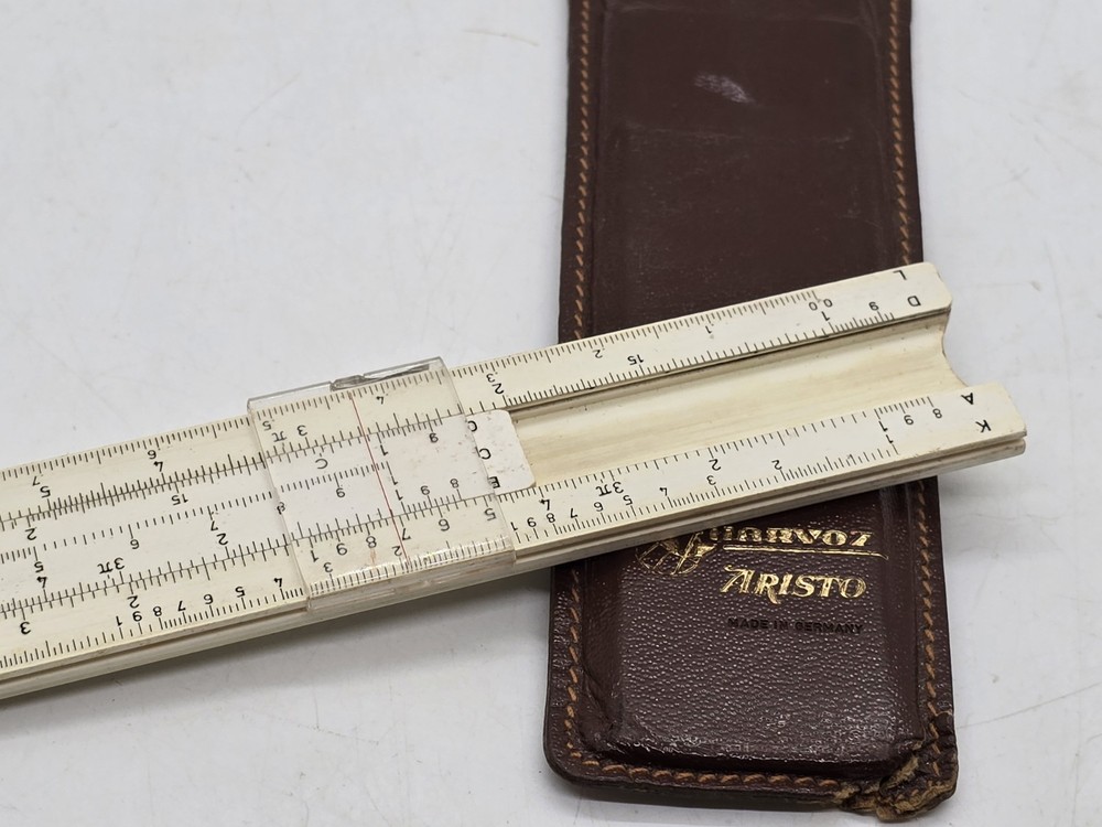 Vintage ARISTO Nr. 801 Slide Rule With Case