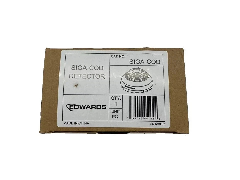 Edwards Est SIGA-COD Intelligent Carbon Monoxide Detector - New