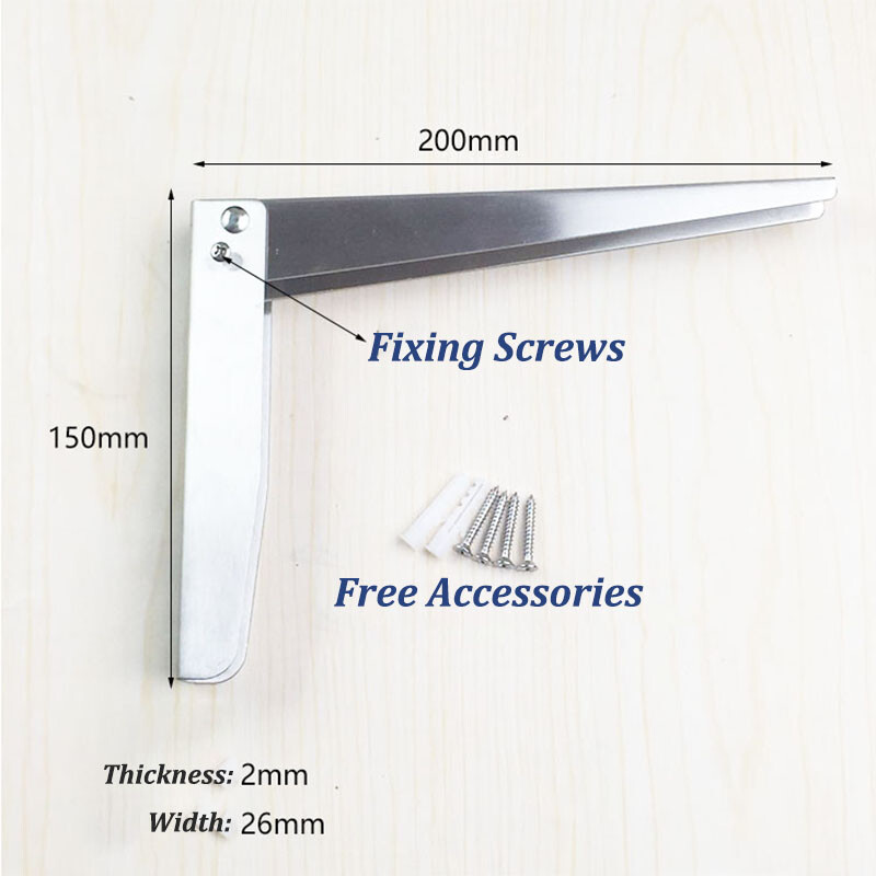 Foldable Universal Stainless Steel Microwave Mount Bracket Support Frame Steel