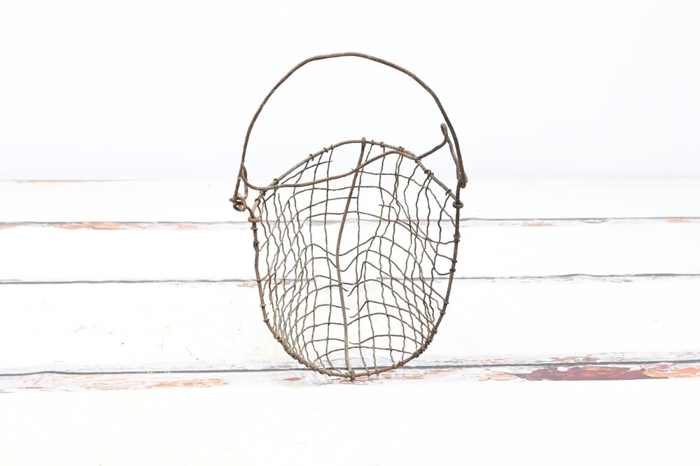 Antique Muzzle Farm Fresh Primitive Wire Calf Muzzle Cribber Weaner Rustic Count