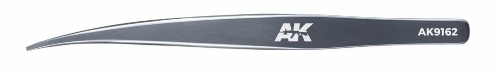 HG Angled Tweezers Flat End AK Interactive AK9162 Hobby Tool