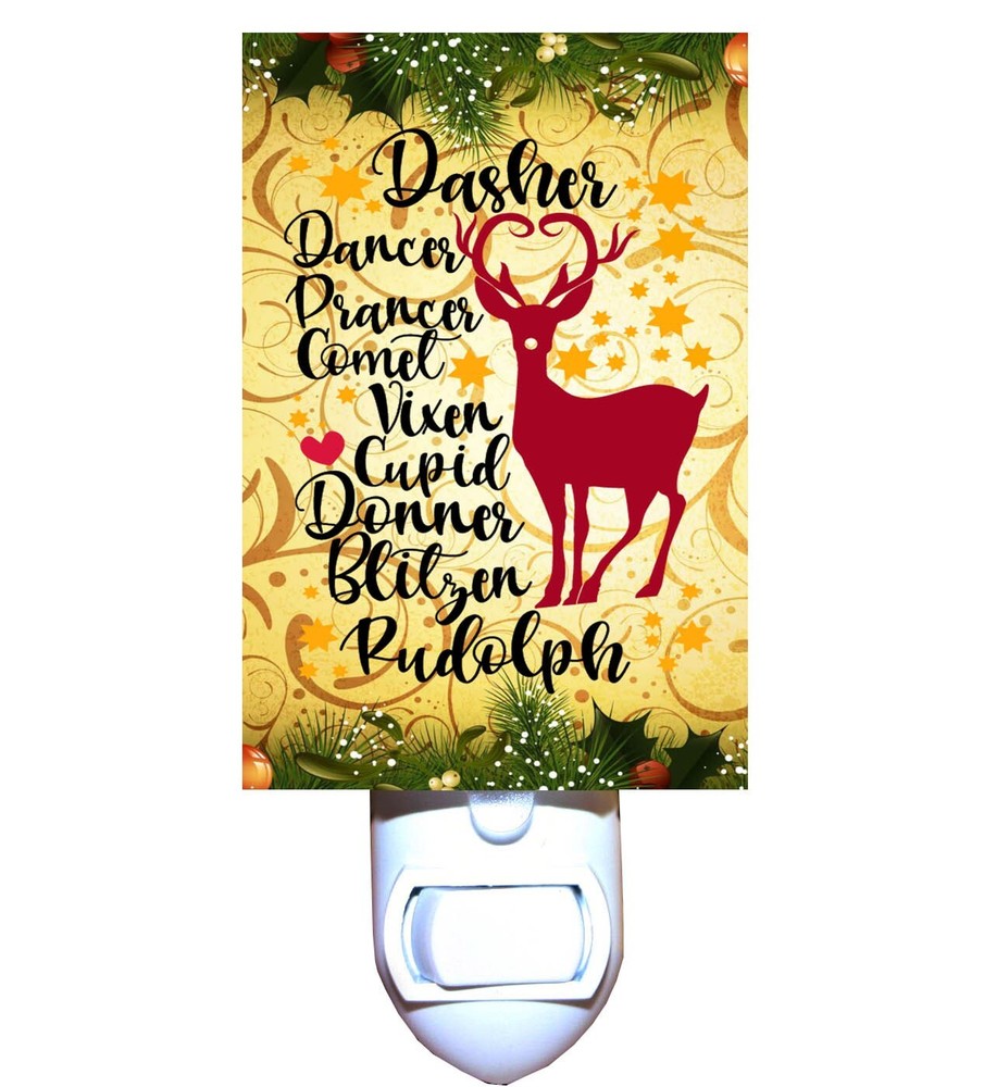 Christmas Reindeer Decorative Night Light