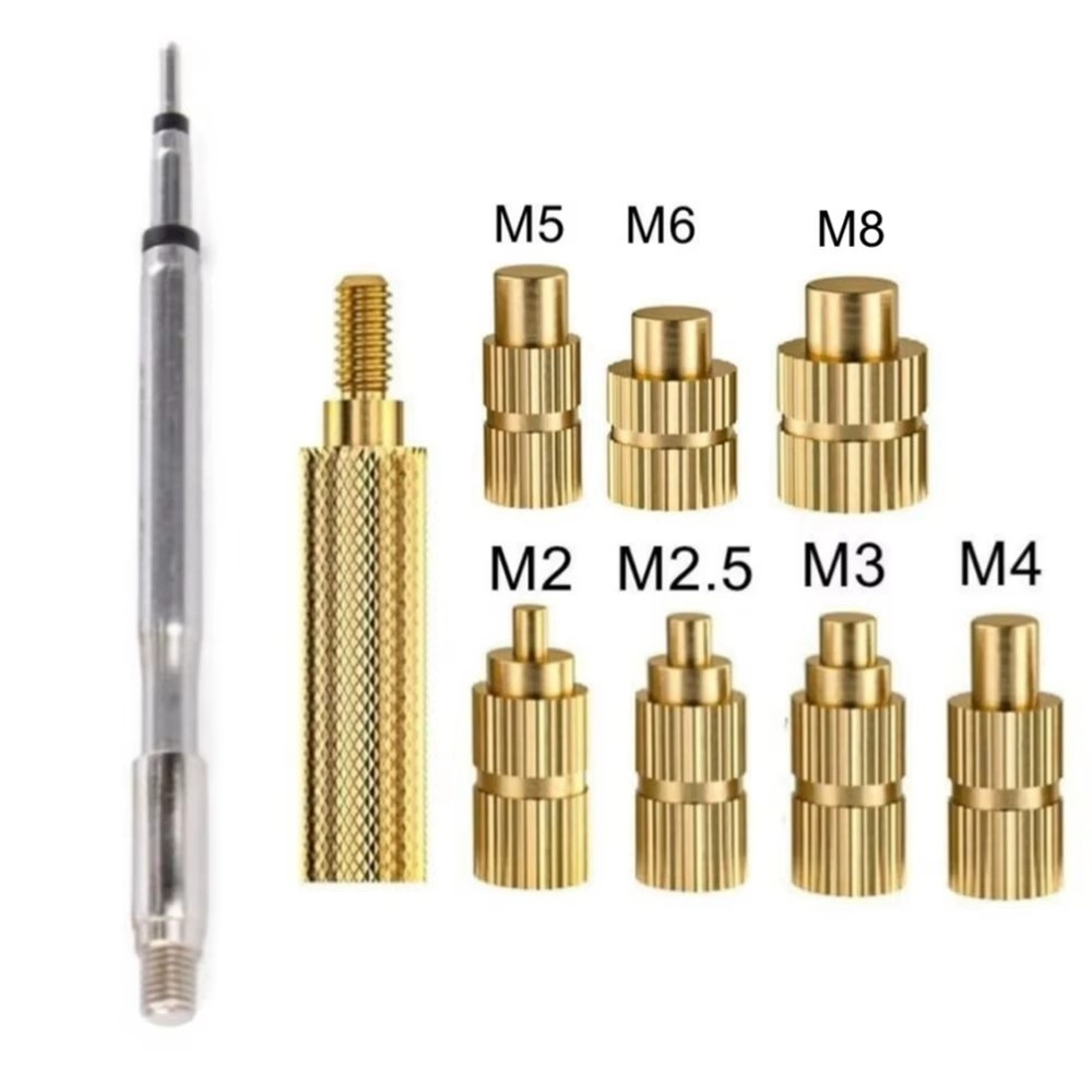 C245 Soldering Iron Tip Hot Melt Nuts Heat Insert Adaptor Tips Embedded5292