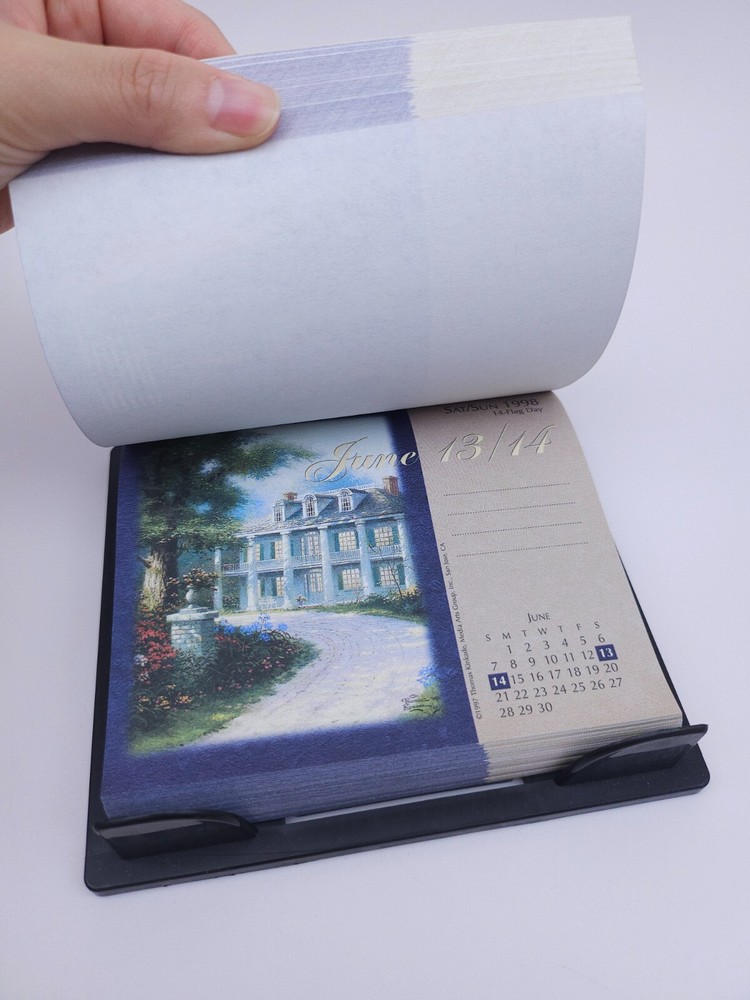 Thomas Kinkade Painter Of Light 1998 Scripture Calendar