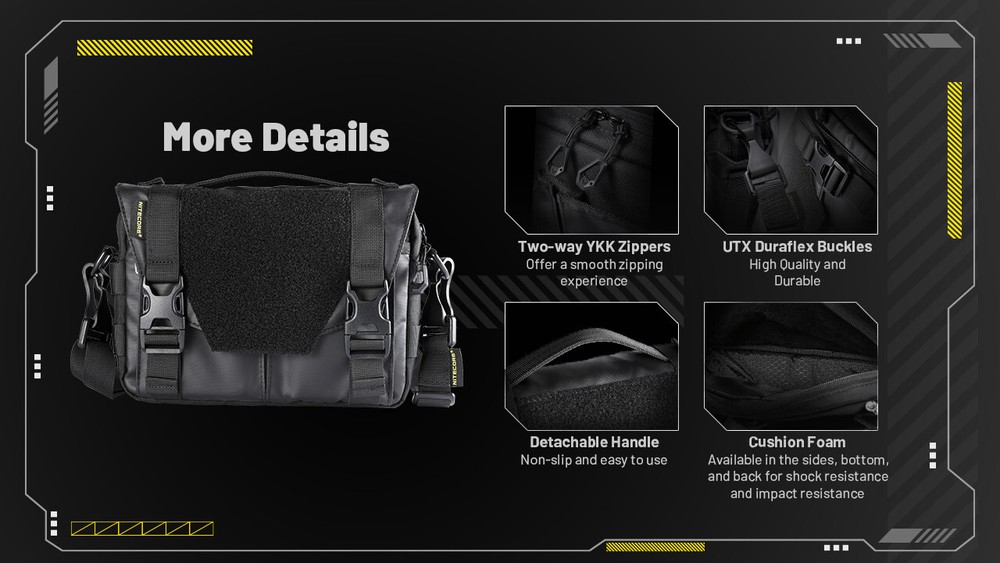 NiteCore SLB05 Modular Commuting Sling Bag