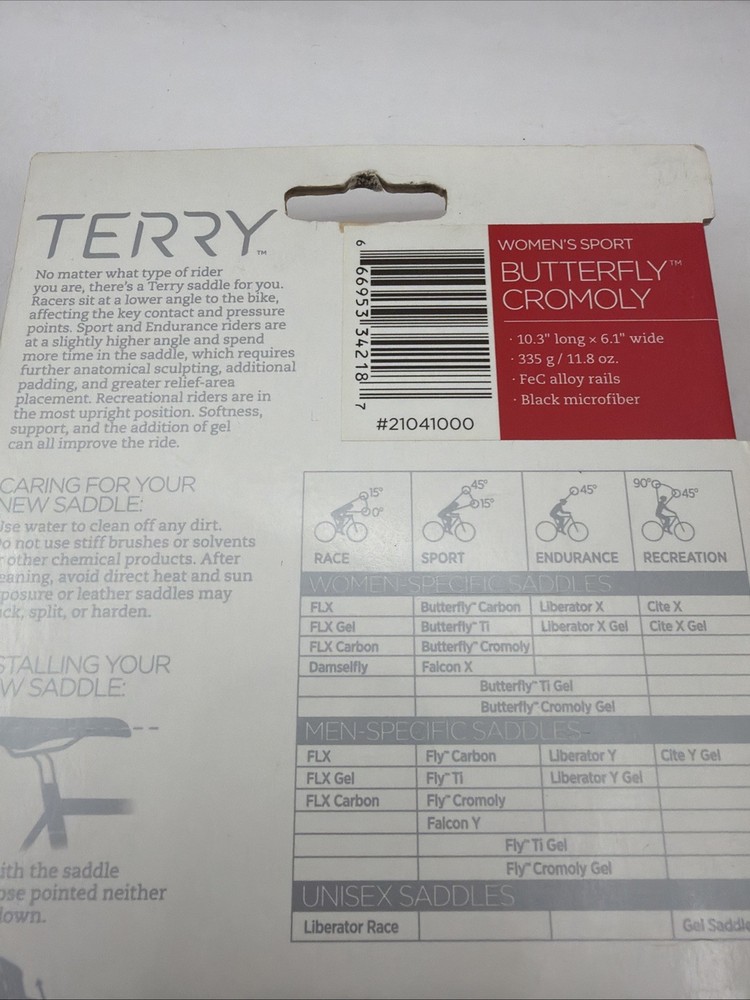 Terry Butterfly Chromoly Womens