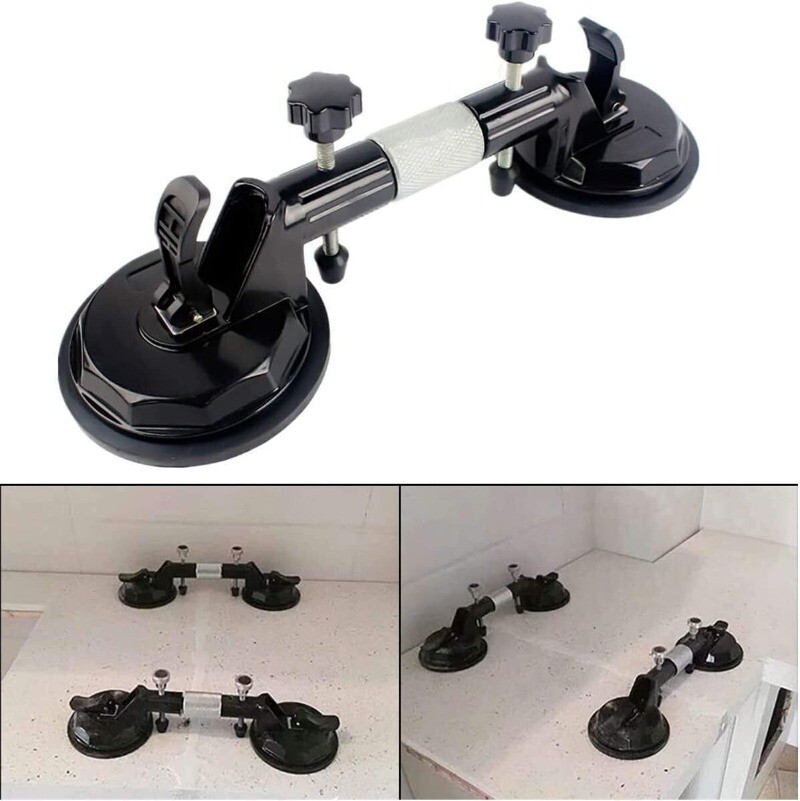 Granite Seam Setter Adjustable Vacuum Suction Cup Seamless Stone Seam Setter 2Pc