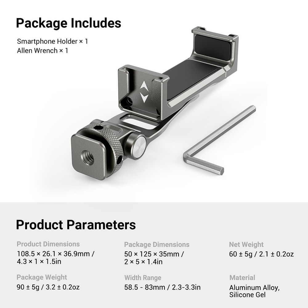 SmallRig 3559 Multifunctional Universal Smartphone Holder