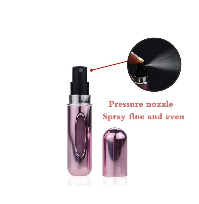 Refillable Perfume Atomizer Bottle, 4 Pack Portable Mini Cosmetic Pump...
