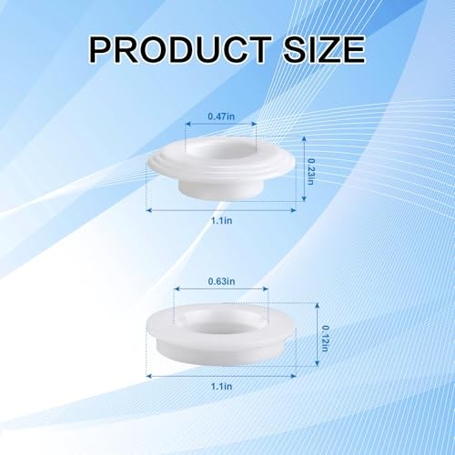 6 Pack Quick Drain Grommet Kit for Solar Heating Covers Water Drainage System