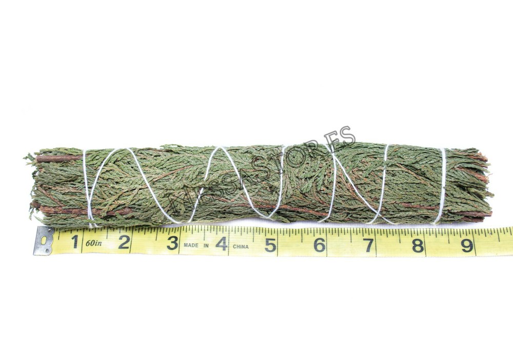 NessaStores- Cedar Smudge Stick Incense 9" Bundle (1 pc) #JC-163