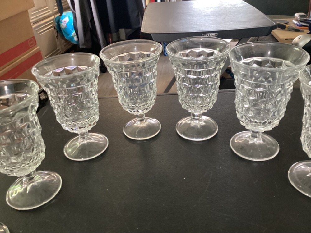 (7) assorted Steamed Drinking Glasses