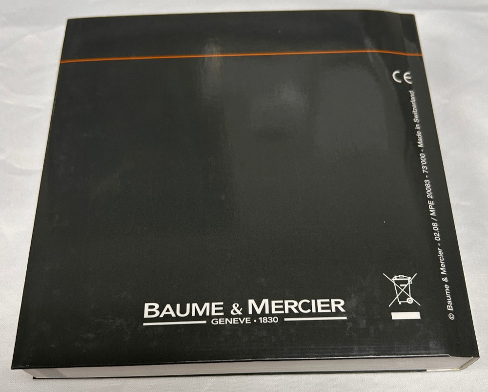 Baume & Mercier Instructions Manual