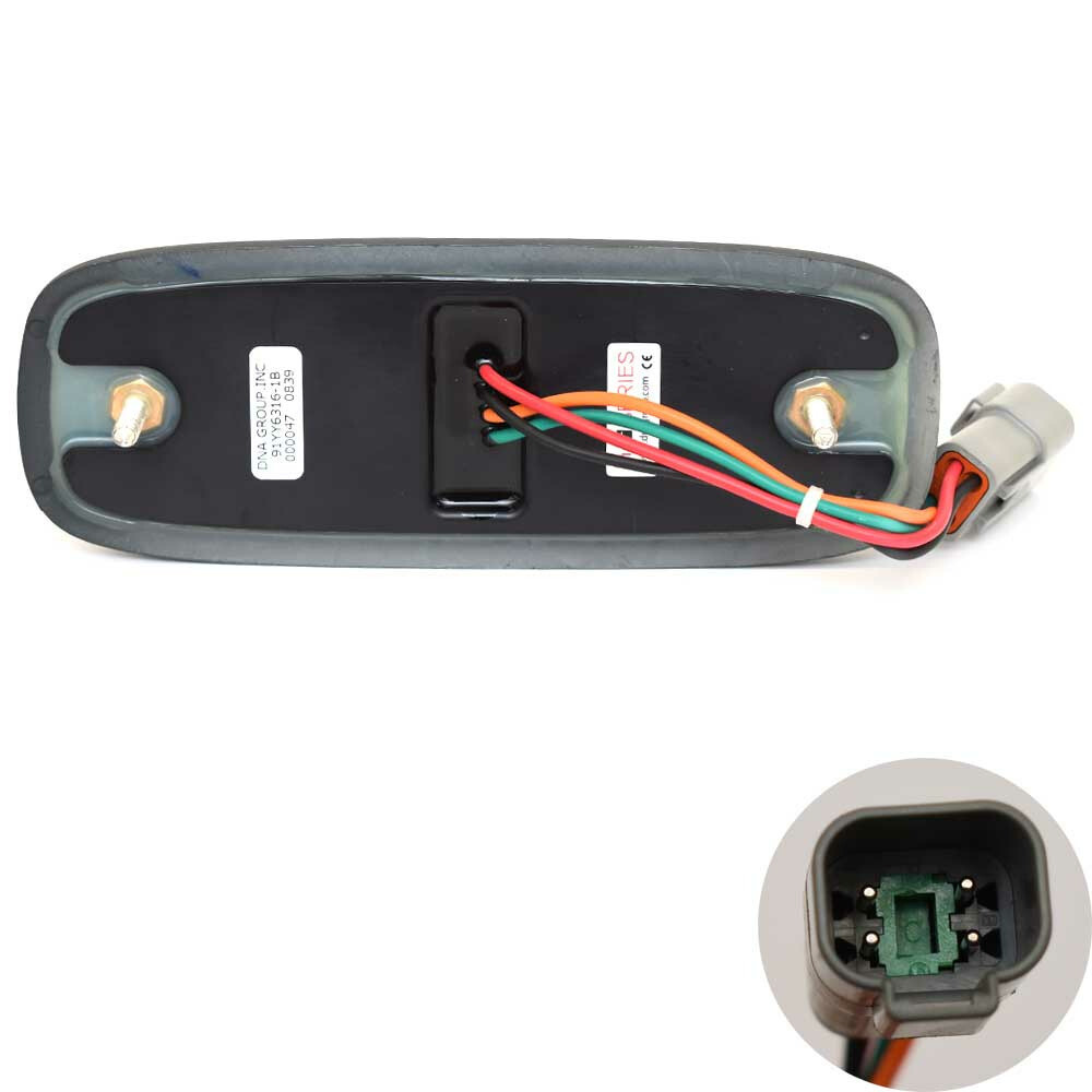 DNA Group Boat Switch Panel 91YY6316-1B | Push Button Black Rubber