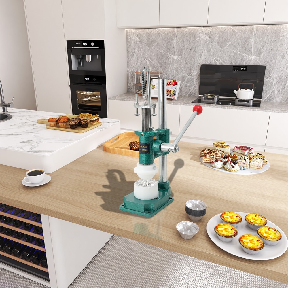 Egg Tart Pressing Machine Manual Maker Custard Tart Shell Mold, Hand Press Tool