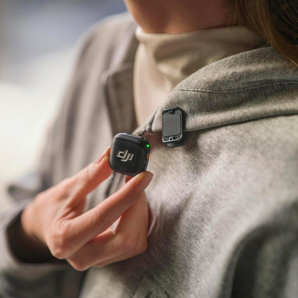 Wireless Microphone DJI Mic 3 Transmitter for iPhone Camera Android Lightweight