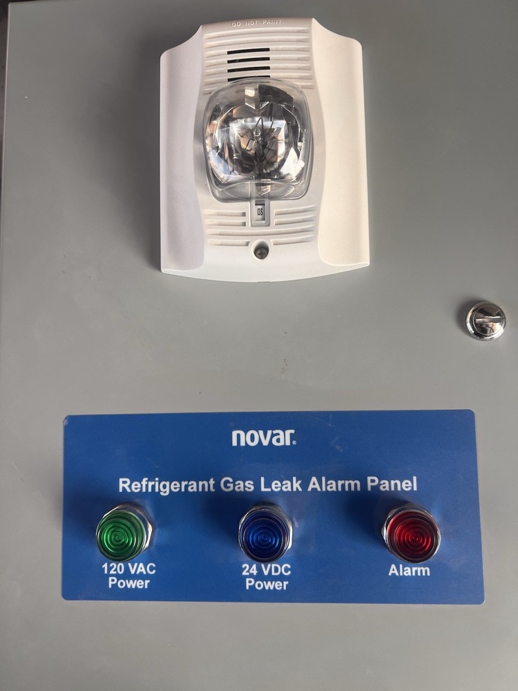 Novar Refrigerant Leak Detector Alarm Panel - No Key For Lock