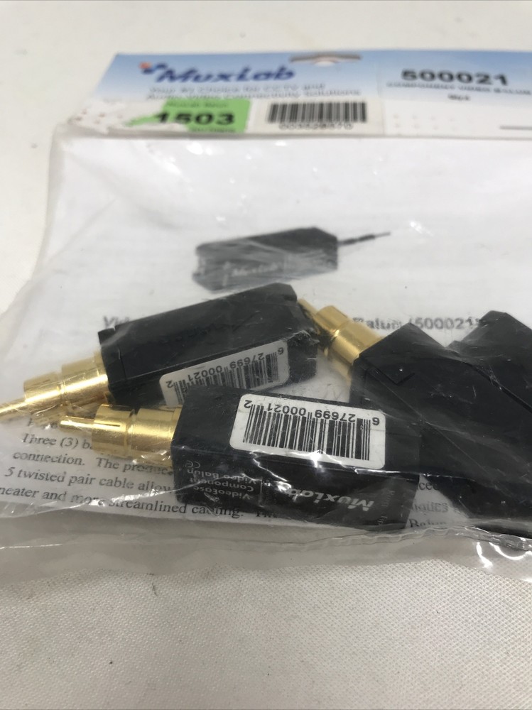 MuxLab 500021 Component Video Balun 4 Pack