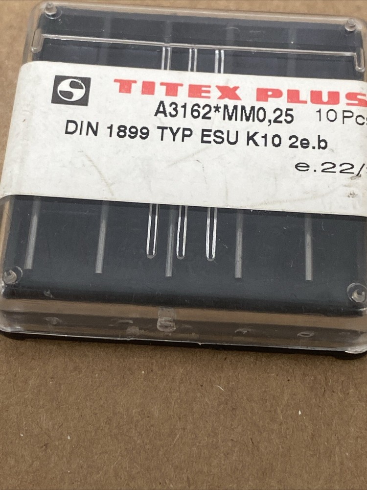 (5pcs) Titex Plus A3162-0.25 0.25mm Solid Carbide Micro Drill Bit