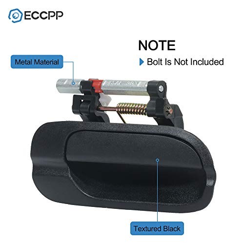Door Handle Exterior Outside Outer Rear Passenger Side for 2000-2006 Sentra