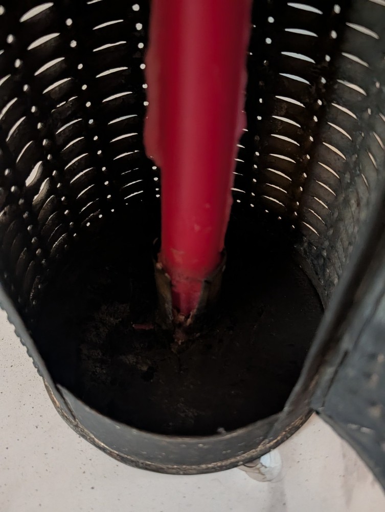 Primitive Punched Tin Lantern