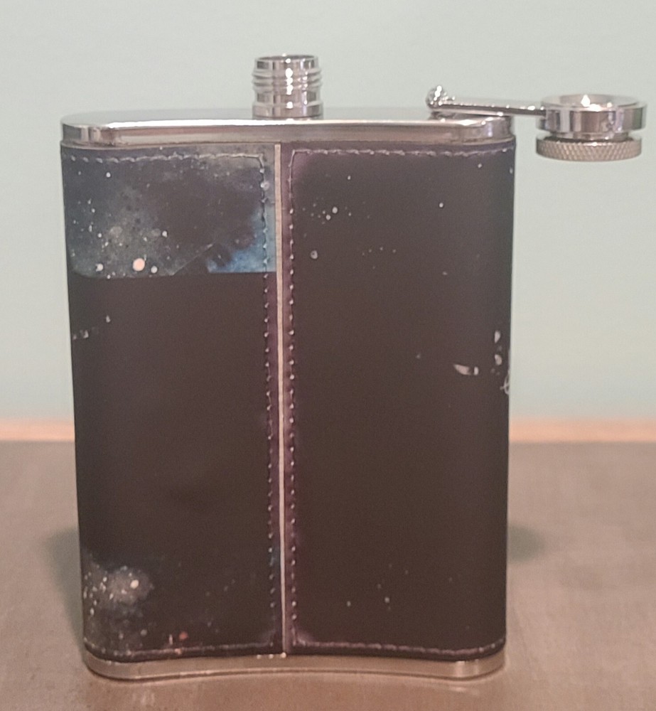 Ghost Papa Emeritus 8 oz flask custom made NEW