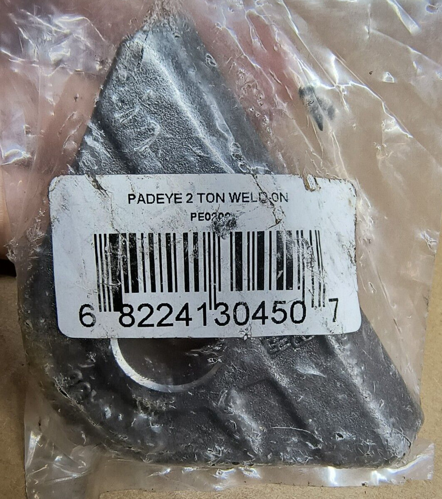 Padeye 2 Ton Working Load Limit Weld On PE0200
