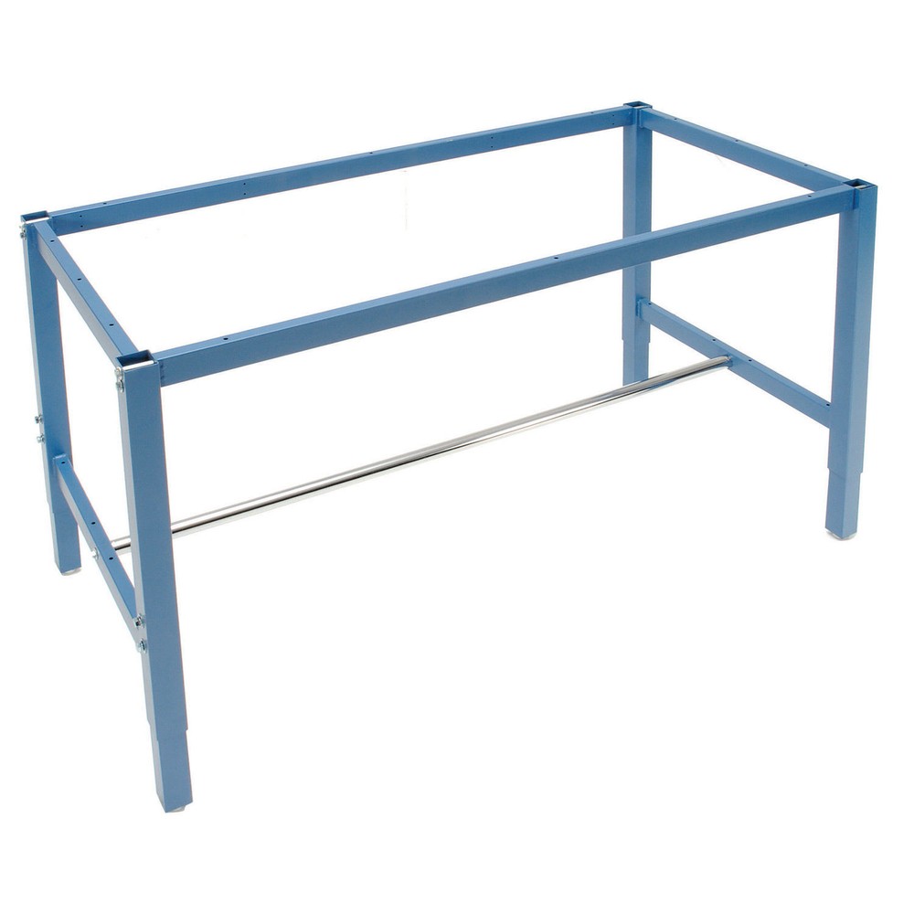 Production Workbench - Plastic Laminate Square Edge - Blue 96"W x 30"D