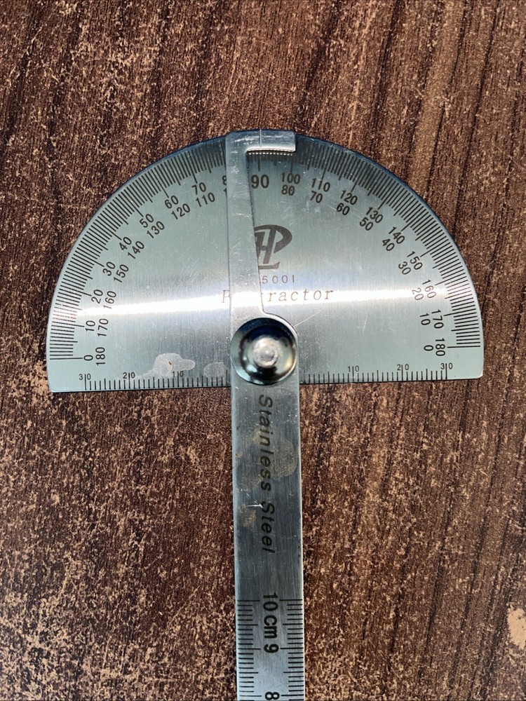 Stainless Steel No. 5001 Protractor