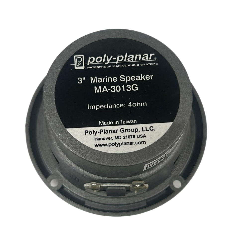 Poly-Planar 3" Grey Flush Mount Speaker MA-3013G (SINGLE )