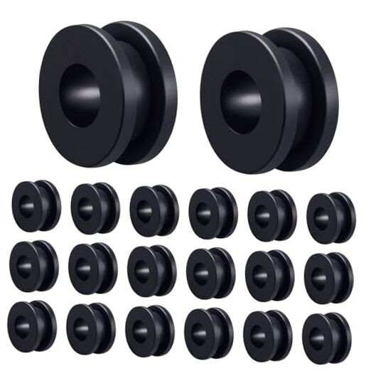 Motorcycle M6 Rubber Grommets 20 pcs, Motorcycle Rubber Replacement