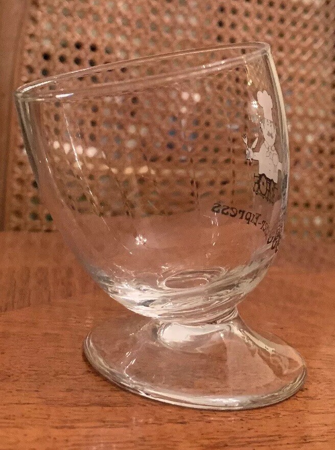 GLACIER EXPRESS Slanted Wine Glass Chef