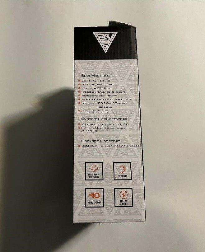 Gamdias Hephaestus 2 Gaming Headset - Open Box - Unused