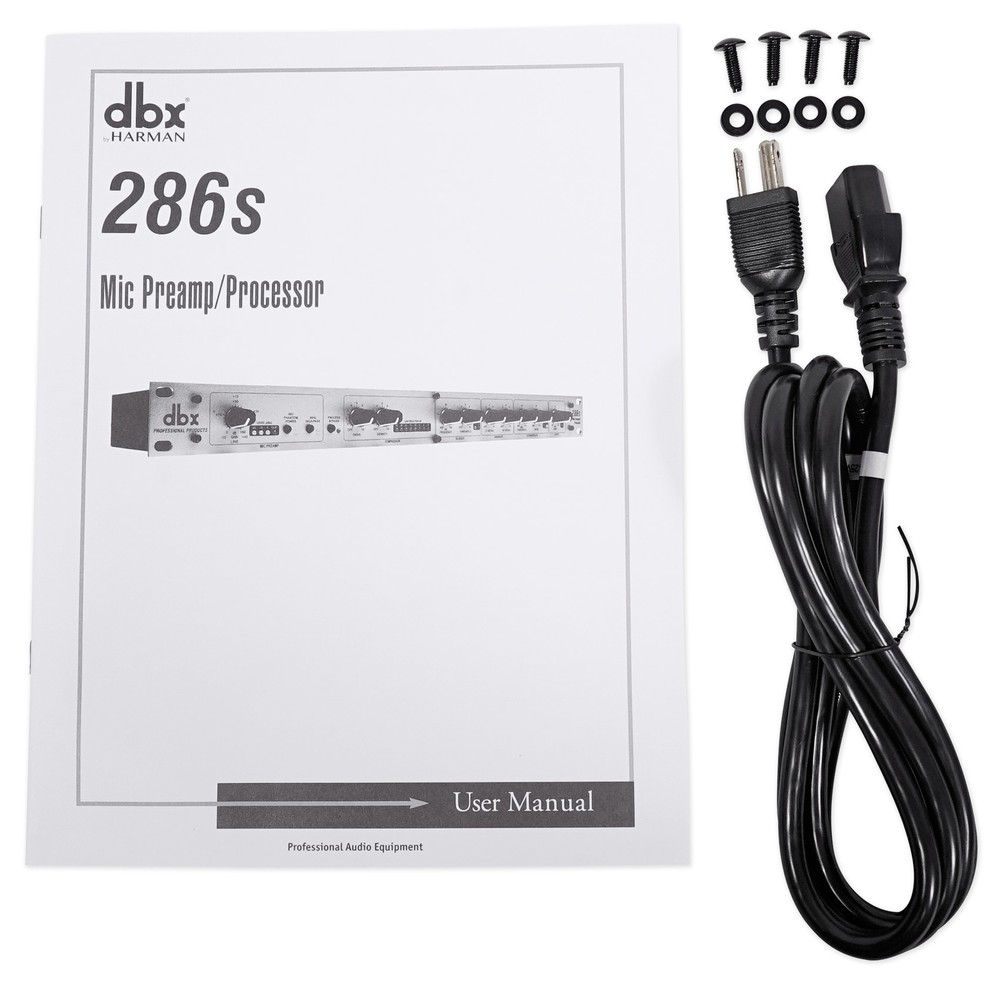 DBX 286S Mic Pre-Amp Processor 286 S Microphone/Instrument Preamp, Phantom Power