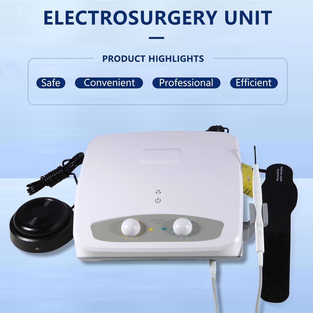 Dental 30W High-Frequency Electrosurgery Unit Machine w/ 7 Electrodes Tip